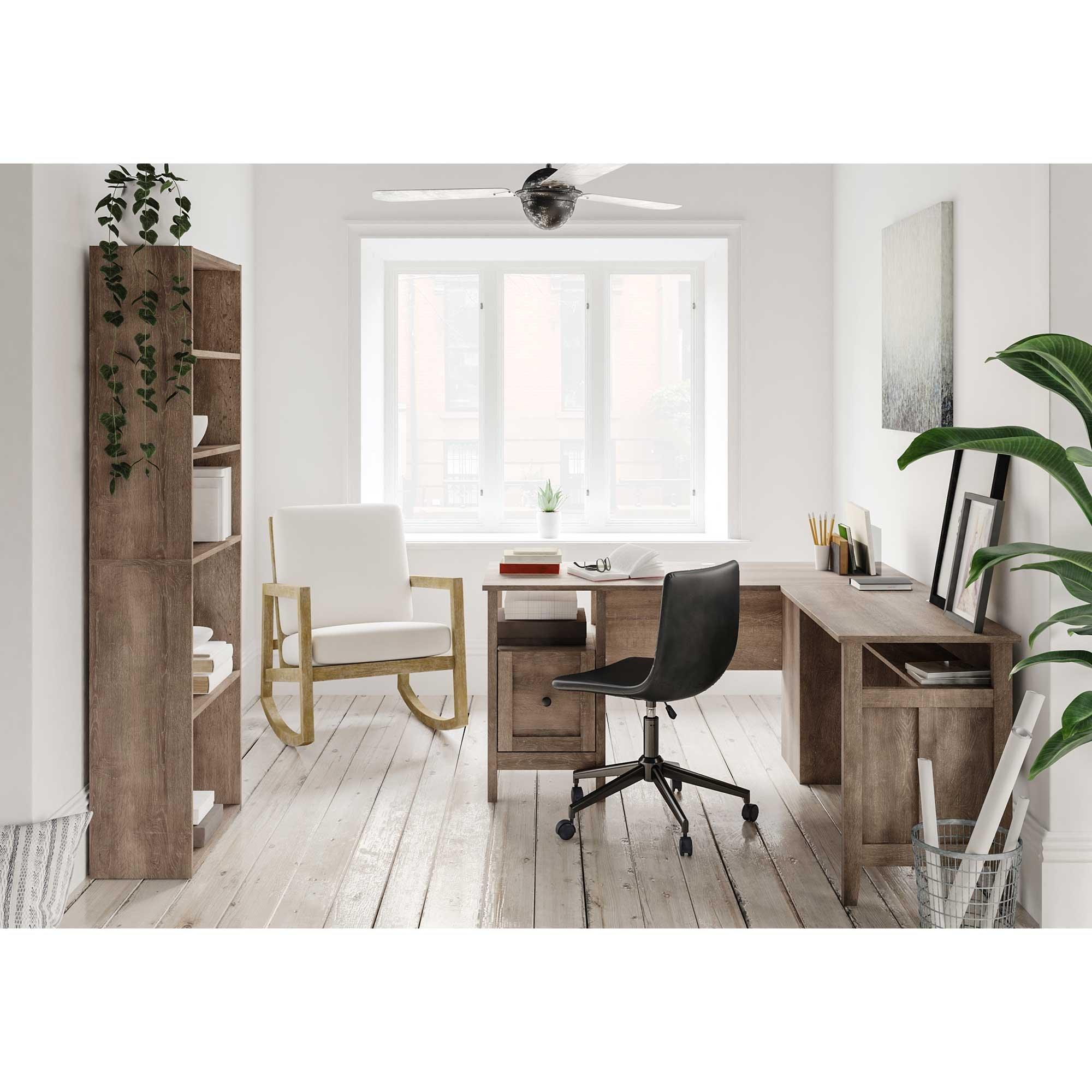 Rent to Own Ashley Arlenbry 4 Piece Desk, Bookcase, & Chair at Aaron